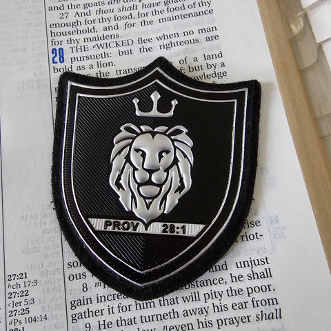 Bold As A Lion Shield Patch