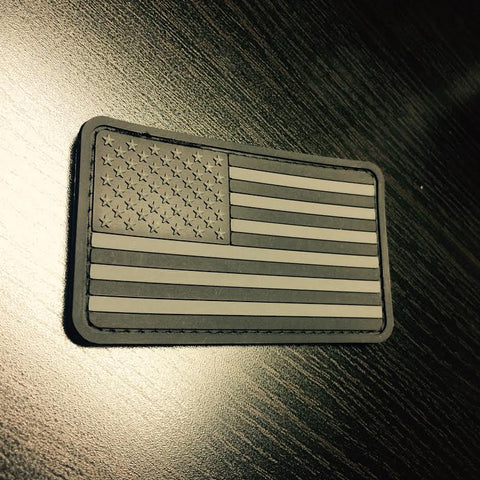 US Ghost Flag Patch
