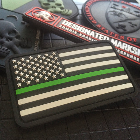 Thin Green Line Flag Patch
