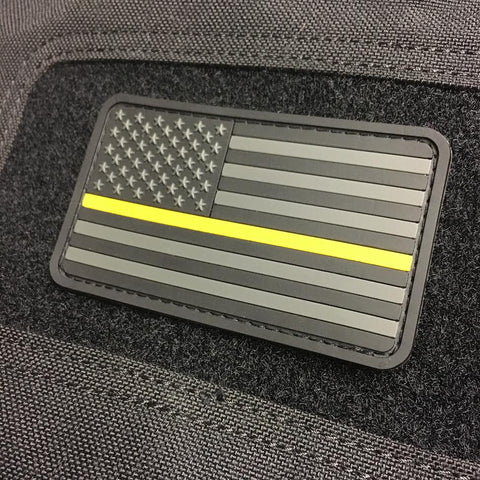 Thin Yellow Line US Ghost Flag Patch