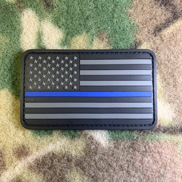 Thin Blue Line US Ghost Patch
