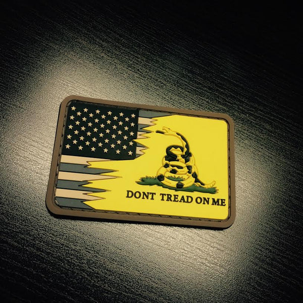 USA Gadsden Don't Tread On Me Combo 100D 12x18 12"x18" Stick - Foto 14